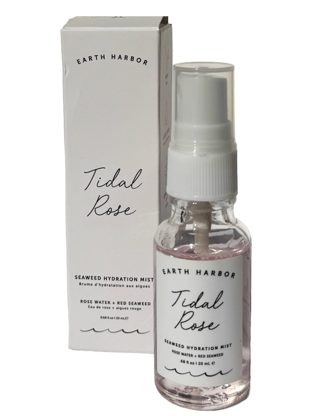 Earth Harbor Tidal Rose Seaweed Hydration Mist . 68 fl oz